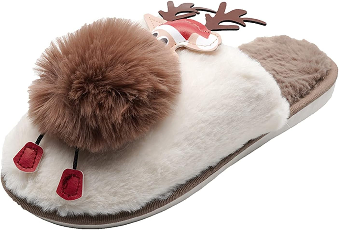 Slippers for Women Indoor,Womens Memory Foam Fur Fluffy Slippers Fuzzy Slippers Slide House Outdoor Slippers Shoes